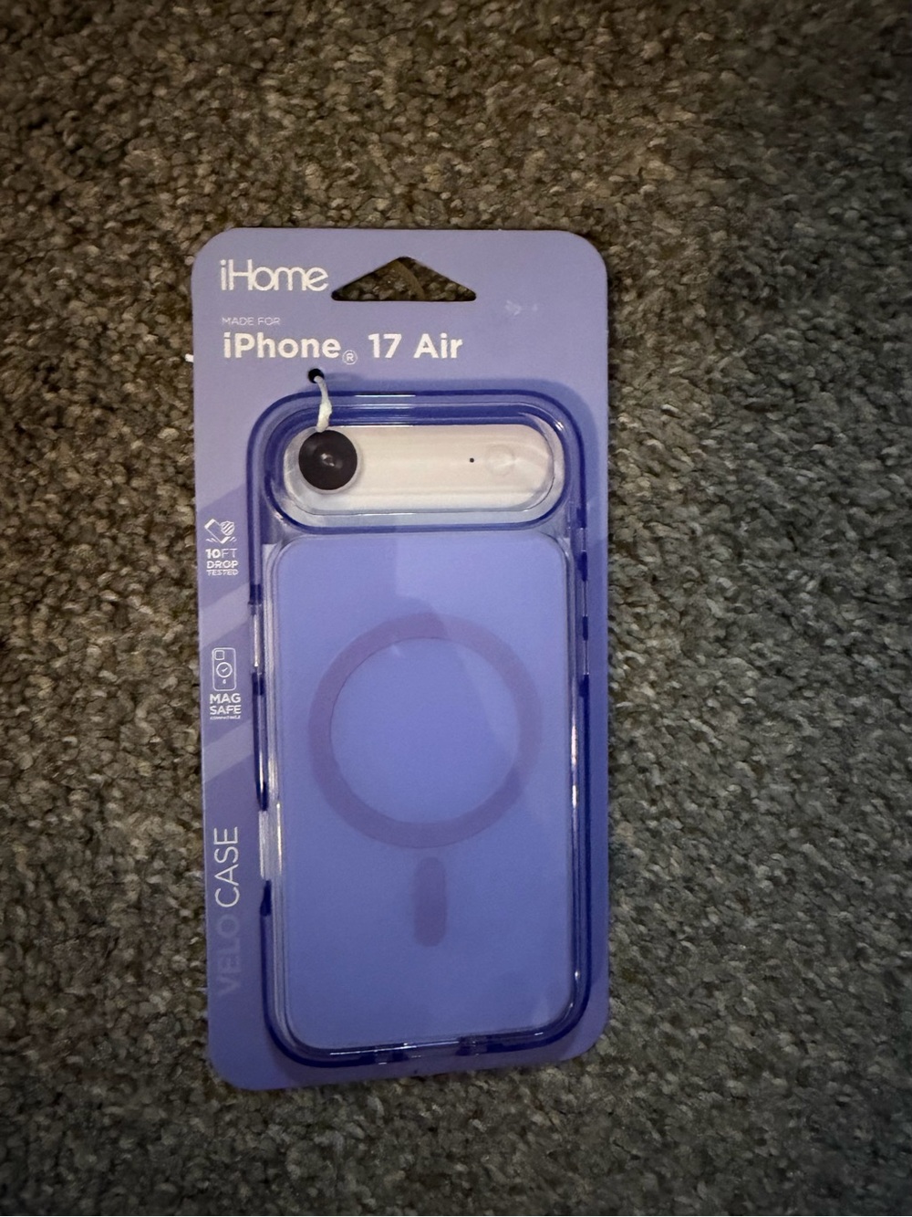 iHome MagSafe Compatible iPhone 17 Air Case - Purple